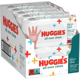 Servetele umede Huggies All Over Clean, 10 pachete x 56, 560 buc