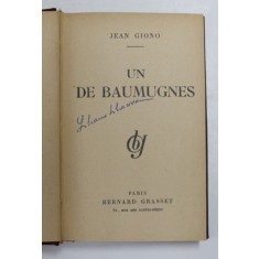 UN DE BAUMUGNES par JEAN GIONO , 1929