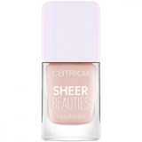 Lac pentru unghii Sheer Beauties Nail Polish 020 - Roses Are Rosy, 10.5ml, Catrice