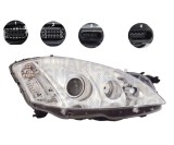 Far Mercedes Clasa S (W221) 09.2005-06.2009, montare fata, dreapta, sistem infrarosu; D1S+H11+H7; electric; fara ballast; cu bec xenon; cu motor; xen, Magneti Marelli