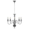 Candelabru, argintiu, 5 becuri E14