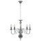 Candelabru, argintiu, 5 becuri E14 - 1