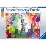 Cumpara ieftin Puzzle Carte Postala New York, 500 Piese, Ravensburger