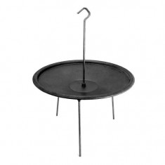 Disc pentru gratar, fonta, tip grill, cu picioare si agatator, 50 cm, Barbeque  GartenVIP DiyLine