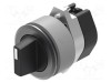 Comutator rotativ 30mm negru EAO OptoHiT IP65