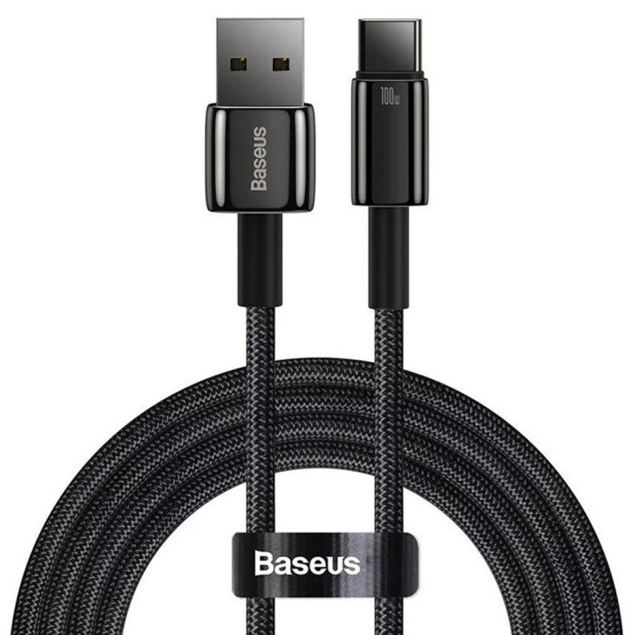 Cablu Baseus Tungsten Gold USB to USB C 100w 1m