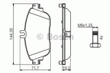 Set placute frana,frana disc MERCEDES GLA-CLASS (X156) (2013 - 2016) BOSCH 0 986 494 662