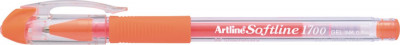 Pix Cu Gel Artline Softline 1700, Rubber Grip, Varf 0.7mm - Portocaliu Fluorescent foto