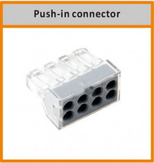 Conector Doza Rapid, Tip WAGO 8 Poli foto