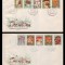 1958 Romania - 2 FDC Ciuperci comestibile, LP 457