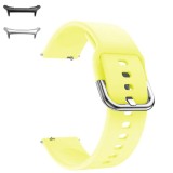 Curea din silicon compatibila cu Samsung Galaxy Watch Ultra, Lemon Yellow