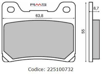 Placute frana (Sinter) Yamaha FZR 600 &#039;90-&#039;99 Cod Produs: MX_NEW 225100732RM