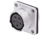 Conector Soclu Mamă WEIPU 5 Pini Circular Montare Panou Flanșă 500V Dimensiune 20
