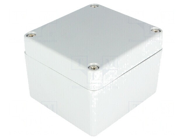 Carcasă universală aluminiu gri IP65 70x80x57mm