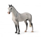 Figurina pictata manual armasar hanoverian dappled grey