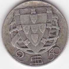 Portugalia 2.50 Escudos 1943