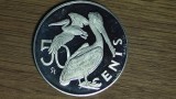 Insulele Virgine -bijuterie exotica ultra rara- 50 cents 1975 PROOF - tiraj 32k, America de Nord