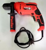 Masina de gaurit si insurubat, cu percutie, cu cablu, Panzer ID 600KB-AT, 600 W