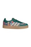adidas Originals sneakers x Liberty London Sambae femei, culoarea verde, JH7289