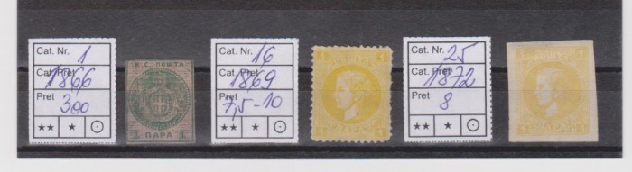 Serbia clasice 1866 1869 1872