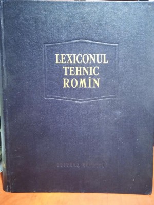 Lexiconul tehnic roman vol. 4, Cav &amp;ndash; Cola foto