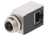 Adaptor M12 Mamă RJ45 Soclu IP67