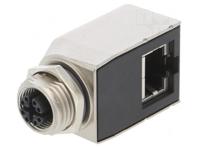 Adaptor M12 Mamă RJ45 Soclu IP67