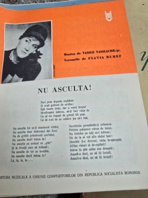 Partitura, Nu asculta - Vasile Vasilache jr., Flavia Buref foto