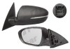 Oglinda exterioara Kia Optima (Jf), 10.2015-, Kia Optima (Tf), 06.2010- , partea Dreapta, culoare sticla crom , sticla convexa, cu carcasa neagra, cu