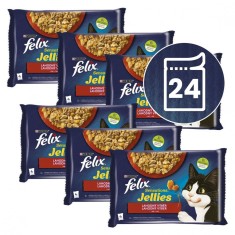 FELIX Sensations Jellies plicule?e, selec?ie delicioasa in gelatina 24 x 85 g foto