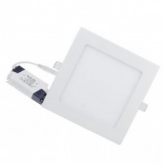 Spot LED Extraplat Incastrabil 24W Patrat 30cm 220V Alb Neutru 4000K TK foto