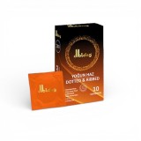 Prezervative DIBLONG Dotted &amp; Ribbed, texturate, lubrifiate, din latex, 52 &plusmn; 2 mm, 10 buc