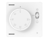 Termostat electronic Vara Iarna 2M Gewiss System Pura alb lucios GWC20808