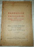 RANDUELILE CALUGARIEI SI SLUJBA INMORMANTARII CALUGARILOR ,BUCURESTI 1951