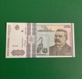 Bancnota 200 Lei 1992 Romania, Serie C.001-751186, Numismatica