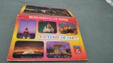 SET CARTI POSTALA SOUVENIR DE PARIS -MONUMENTELE DIN PARIS 16 BUC