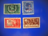 HOPCT LOT NR 151 CENTENARUL CARAGIALE 1952-SUPRATIPAR-4 TIMBRE VECHI-STAMPILAT, Regi