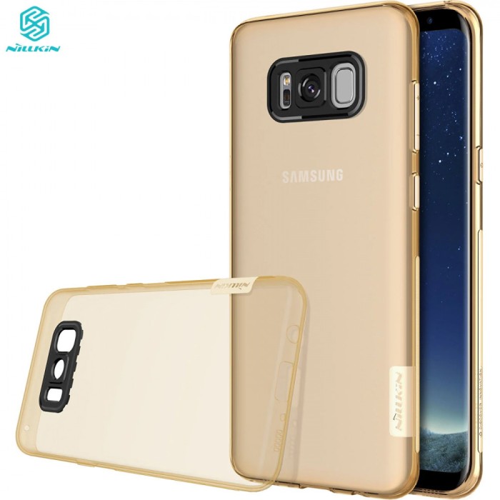 Husa telefon, Pentru Samsung Galaxy S8 Plus, Auriu