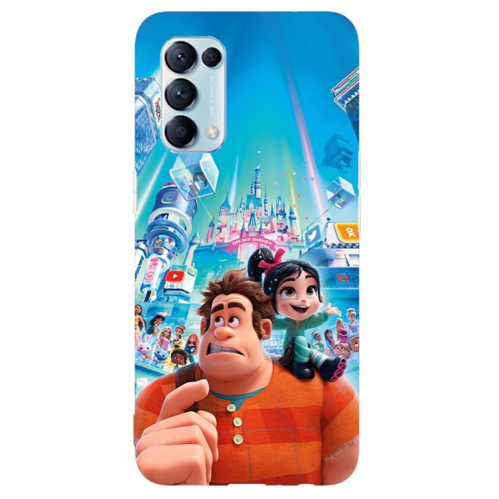 Husa compatibila cu Oppo A31 model Ralph Breaks the Internet, Silicon, TPU, Viceversa
