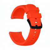 Cumpara ieftin Curea ceas Smartwatch Samsung Galaxy Watch 4, Watch 4 Classic, Gear S2, iUni 20 mm Silicon Orange