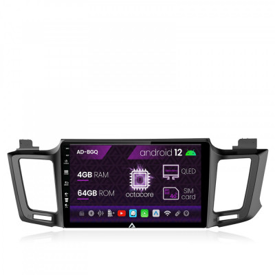 Navigatie Toyota RAV4 (2013-2018), Android 12, Q-Octacore 4GB RAM + 64GB ROM, 10.1 Inch - AD-BGQ10004+AD-BGRKIT060 foto