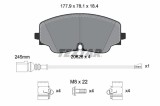 TEXTAR 2062601 set placute frana,frana disc