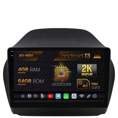 Navigatie Hyundai IX35 (2009-2015), Android 13, V-Octacore 4GB RAM + 64GB ROM, 10.36 Inch - AD-BGV10004+AD-BGRKIT189 foto