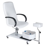 Scaun pedichiura hidraulic, cuva cu masaj, inaltime reglabila, rotativ, maxim 130 kg