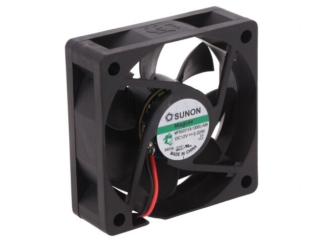 Ventilator Axial DC 12V 60x60x20mm 43.1m3/h 39dBA