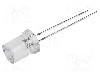 Dioda LED, 8mm, mov, 10...20mcd, 20mA, 1,8...2,6V, OPTOSUPPLY - OSV5YL83C1A