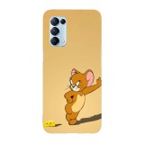 Husa compatibila cu Oppo A73 model Low on cheese Jerry, Silicon, TPU, Viceversa, Transparent, Carcasa