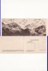 Muntii Bucegi, Omul, Caraiman - carte postala dubla, diptic, rara, Necirculata, Printata