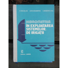 HIDROMETRIA IN EXPLOATAREA SISTEMELOR DE IRIGATII - C. NICOLAU
