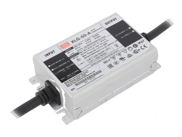 Alimentator LED pulsatoriu 50W 22-54VDC 0.53-2.1A 100-305VAC